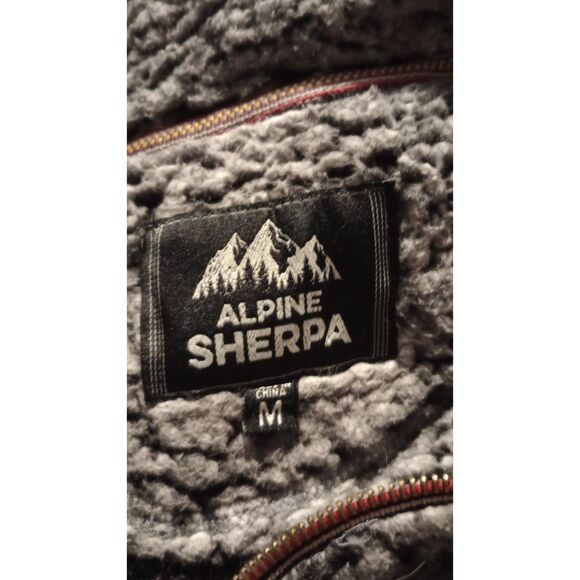 Alpine Sherpa Women's Size Medium Pull Over 1/4 Zip Sweater - Picture 5 of 7